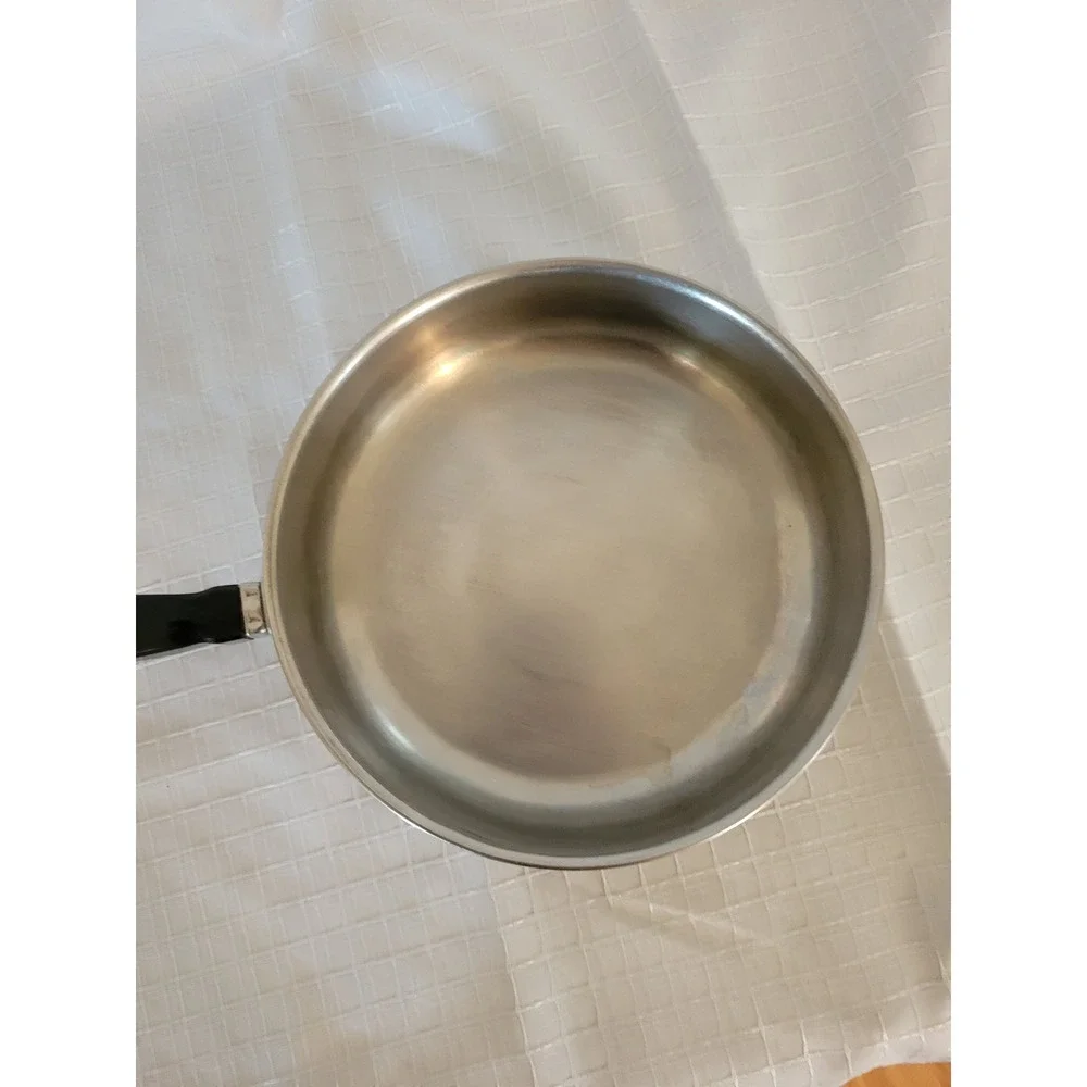 Farberware Aluminum Stainless Steel Frying Pan Skillet NYC-USA Vintage 8 Inch